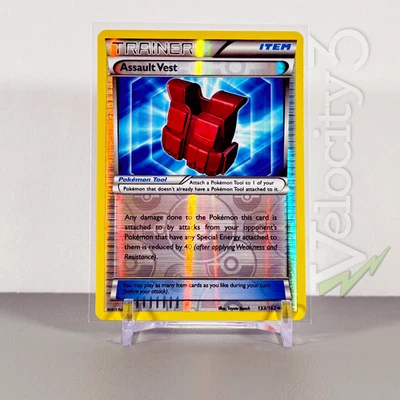 Pokemon TCG Item Card - Assault Vest 133/162 Reverse Holo | 2015 XY BREAKthrough - Image 1 of 4