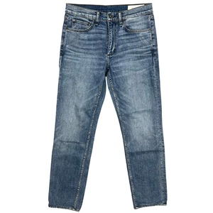 Pantalones de mezclilla rag bone para hombre 31x32 azul calce 2 Carter ajustados elásticos lavado claro - Imagen 1 de 16