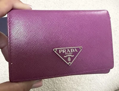 PRADA Saffiano Leather Card Holder - Image 1 of 4