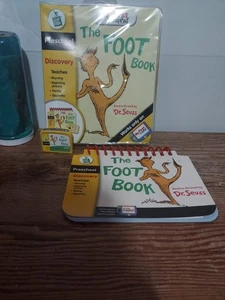 Leap Frog Preschool My First Leap Pad: Dr Seuss The Foot Book And Cartridge CIB - Picture 1 of 4