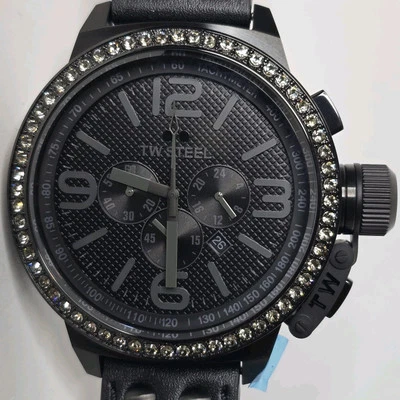 TW Steel Canteen Quartz Chronograph Men's Watch 50mm Black - Image 1 of 4