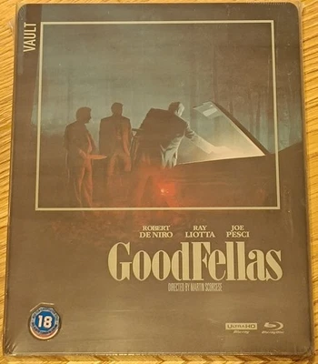 The Film Vault Range Goodfellas 4K+2D (UK) Steelbook Blu-Ray NEW&SEALED!!! - Image 1 of 4
