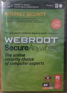Webroot Secure Anywhere Internet Security Complete 2011 Brand New Factory Sealed - Picture 1 of 2