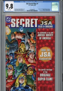 JSA Secret Files #1 (1999) DC CGC 9.8 White 1st App. of Kendra Saunders Hawkgirl - Picture 1 of 3