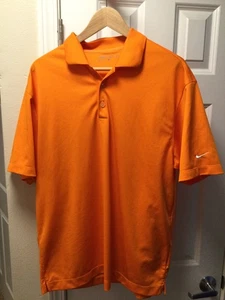 Nike Dri-Fit Classic Orange Golf Poloshirt Herren Large - Bild 1 von 5