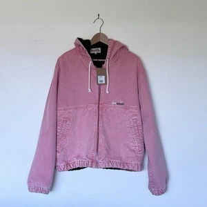 Stussy Double Dye Work Jacket Faded Red XL New With Tags - Picture 1 of 15