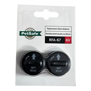 PetSafe RFA-67 6V Lithium Battery for Dog Collar - 2 Pack - Picture 1 of 2