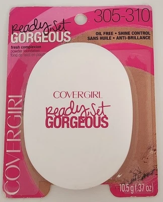 Covergirl Cover Girl Ready Set Gorgeous Powder Foundation 305 310 Medium Deep - Image 1 of 4