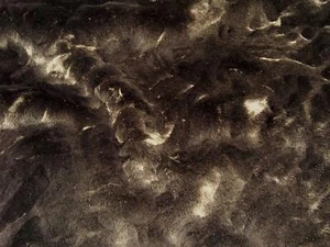 Super Lujo Tela De Piel Sintética - RIZO MARRÓN - Imagen 1 de 1