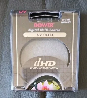 Bower 58mm Digital HD UV Filter Lens Protector Photo/Lens and Video Camera NEW - Image 1 of 2