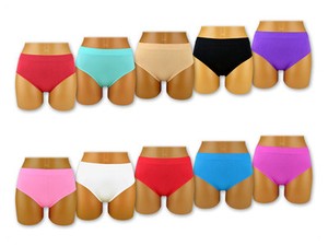 5 bis 30 Stück Damen Slips Microfaser Unterwäsche Slip Schlüpfer M L XL XXL XXXL