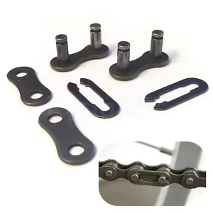 2 x CHAIN LINK SPLIT CONNECTING CHAIN BIKE BICYCLE SINGLE SPEED BMX 1/2 x 1/8 - Picture 1 of 5