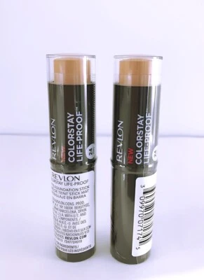 2 x Revlon ColorStay Life-Proof Matte Foundation Stick 300 GOLDEN BEIGE - Image 1 of 4