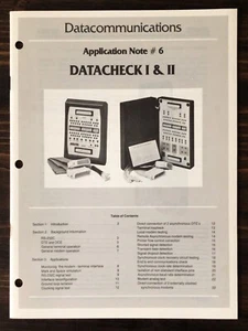 Navtel - Datacheck I & II AN #6 - Picture 1 of 3
