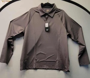 MSX Michael Strahan Polo Herren XXL grau Performance Langarmshirt mit Etikett - Bild 1 von 14