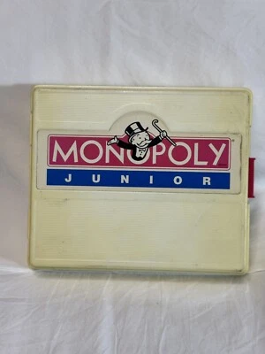 1994 Monopoly Jr Junior Travel Game Parker Brothers Complete  - Image 1 of 4