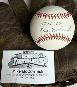 Mike McCormick Signed Autographed Official Major League (OML) Baseball: TriStar - Picture 1 of 4