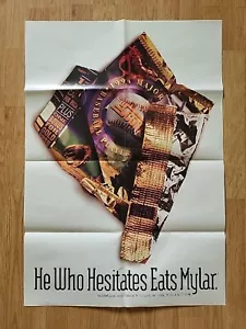 Póster de 22x32 Score Pinnacle Baseball He Who Hesitates Eats Mylar 1994 - Imagen 1 de 1