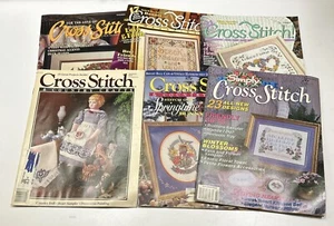 Lot of 6 For the Love of Cross Stitch Magazines- Autumn Summer Spring 1991- 1997 - Picture 1 of 10