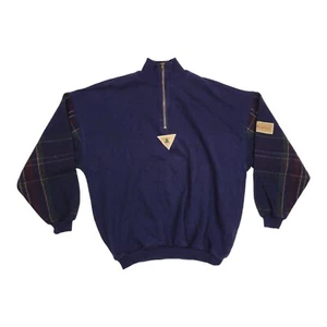 Vintage Copper Mountain Sweater Sweatshirt Quarter Zip Pullover Men's Size M - Picture 1 of 5