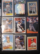 Cal Ripken Jr. - 9 Card Lot - Great Cards from 1985 through 1996 - Orioles - HOF