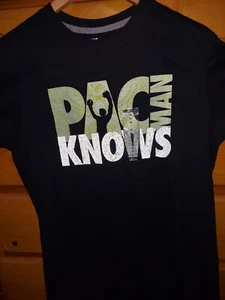 NWT Nike Manny Pacquiao PacMan Knows KO 3M Glow Black Boxing T Shirt  MEDIIUM - Picture 1 of 7