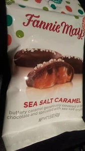 *NEW* Five FANNIE MAY SEA SALT CARAMEL Individual Wrap Packs 1.5 Oz (42g) Each - Picture 1 of 2