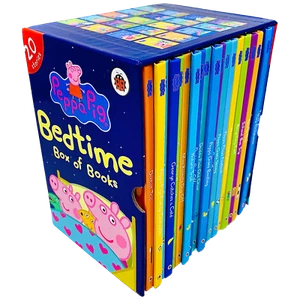 Peppa Pig Bedtime Box of Books 20 Stories Ladybird Collection Box Set - Picture 1 of 3