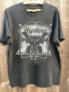 Camiseta Hysteric Glamour Búsqueda y Destrucción Estampado Archivo Japonés Años 2000 S-5XL - Imagen 1 de 3