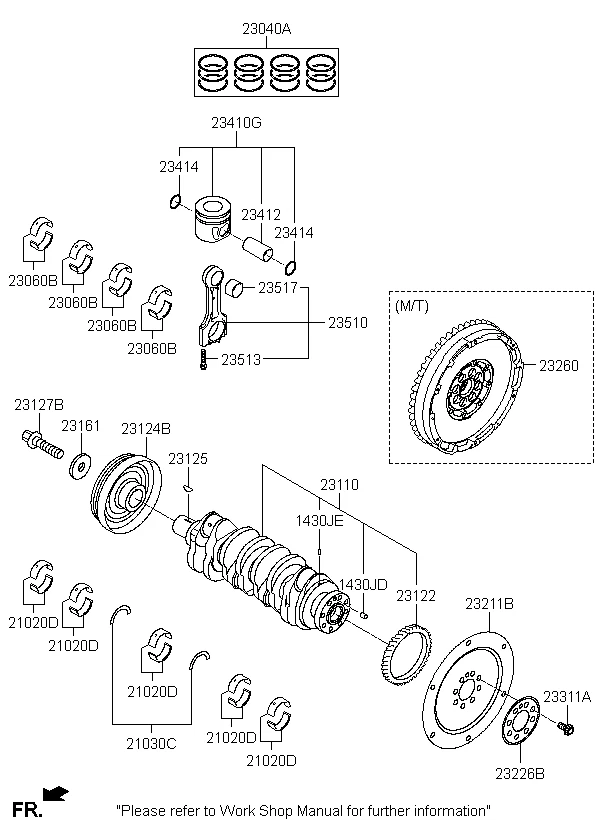 232002F110 Genuine FLYWHEEL-DUAL MASS For Hyundai Santa Fe, Sedona, Sorento/ Fed - Image 1 of 1