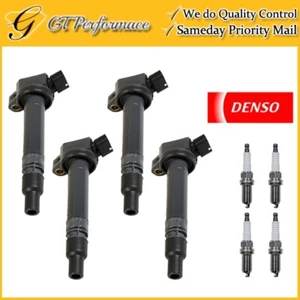 Quality Ignition Coil & DENSO Spark Plug 4PCS for tC/ Avalon Camry Sienna Venza - Picture 1 of 7