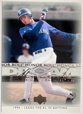 Alex Rodriguez 2002 Honor Roll Dream Moments #84 Leads AL in Batting - Image 1 of 2