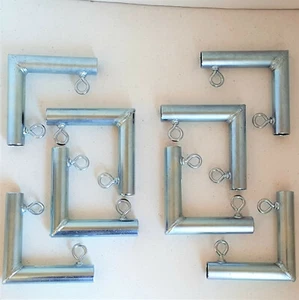 8pc 2 way L Shape Corner Canopy Fitting Patio Garden Carport(fla) 3/4" Pipe - Picture 1 of 3