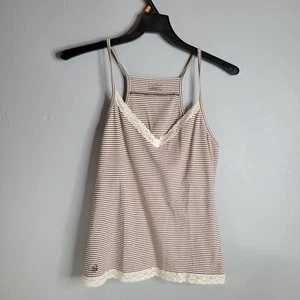 Lauren Ralph Lauren Neckholder Top Damen L gestreift integrierter BH Sommer Freizeit - Bild 1 von 4