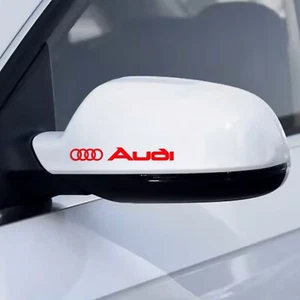 8 PZ Adesivi Replica Decals Specchietti Compatibili per Audi Specchi Auto 01 - Imagen 1 de 8