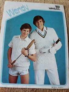 Tennis, Cricket, Bowls ect SPORT Sweaters Knitting Pattern Wendy DK 1822 - Picture 1 of 1