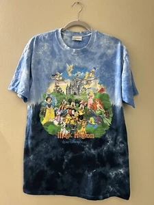 Vintage Walt Disney World Hemd Herren Batik Magic Kingdom Schloss doppelseitig - Bild 1 von 8