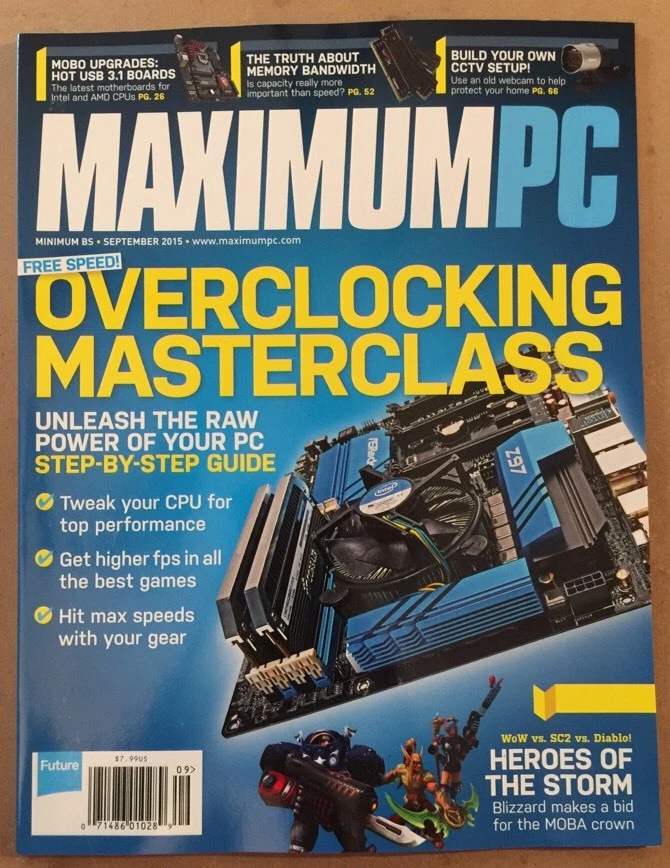 Maximum Pc Over Clocking Master Class Memory Myths September 2015 FREE SHIPPING! - Image 1 of 1