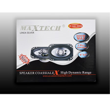 CASSE PER AUTO 300W 2 VIE 4X6 COPPIA ALTOPARLANTI COASSIALI STEREO MAXTECH SP-4X