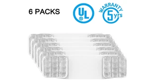UL Listed 6 Packs Led Emergency Exit Lighting Commercial Emergency Flood Lights. - Picture 1 of 8