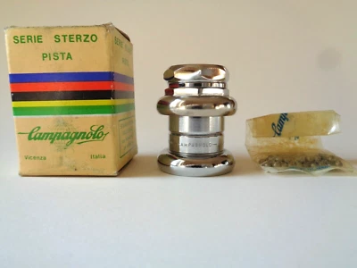 *NOS Vintage 1980s Campagnolo Nuovo Record PISTA French thread headset (#1040)* - Image 1 of 4
