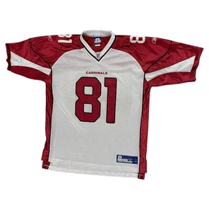 Arizona Cardinals Anquan Boldin #81 Jersey Mens XLarge White Reebok NFL Football - Picture 1 of 11