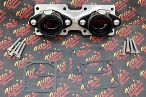 NEW Banshee BILLET aluminum crossover intakes 38mm 39mm 41mm carbs intake boots - Picture 1 of 4