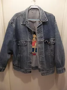 Betty Boop Jean Jacket Size XL men's LEE RIDERS jacket - Picture 1 of 4