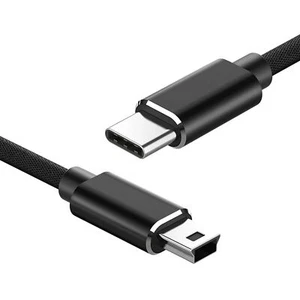 USB C to USB Mini B 5 Pin Charging Cable Compatible with Digital Camera - Picture 1 of 7