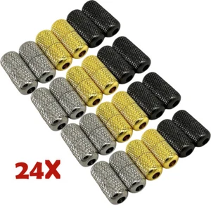 24PC Smart Laces Buckle Shoe Laces Lock Metal No Tie Shoelaces for and Kids - Picture 1 of 8