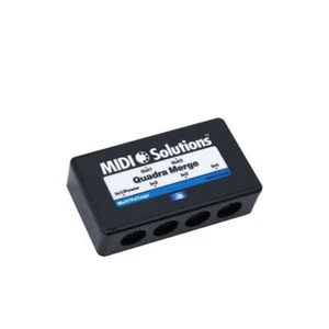 MIDI Solutions MultiVoltage Quadra Merge 4-in 1-out MIDI Merger - Picture 1 of 3