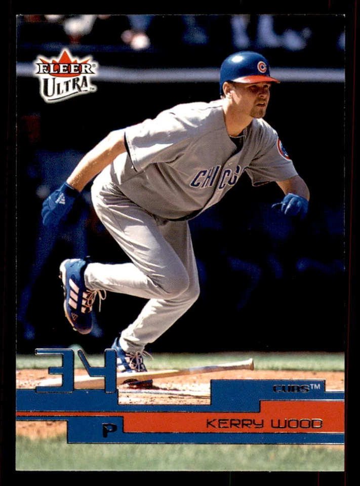 2003 Ultra  #123 Kerry Wood Chicago Cubs - Image 1 of 2