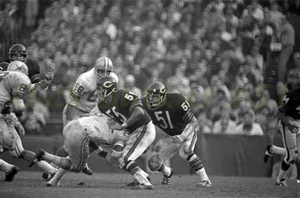 Negativo original de 35 mm Dick Butkus 1971 de colección Chicago Bears Detroit Lions 63 - Imagen 1 de 1