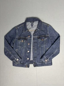 Gap Kids Size L Youth Classic Button Down Denim Jacket - Picture 1 of 7